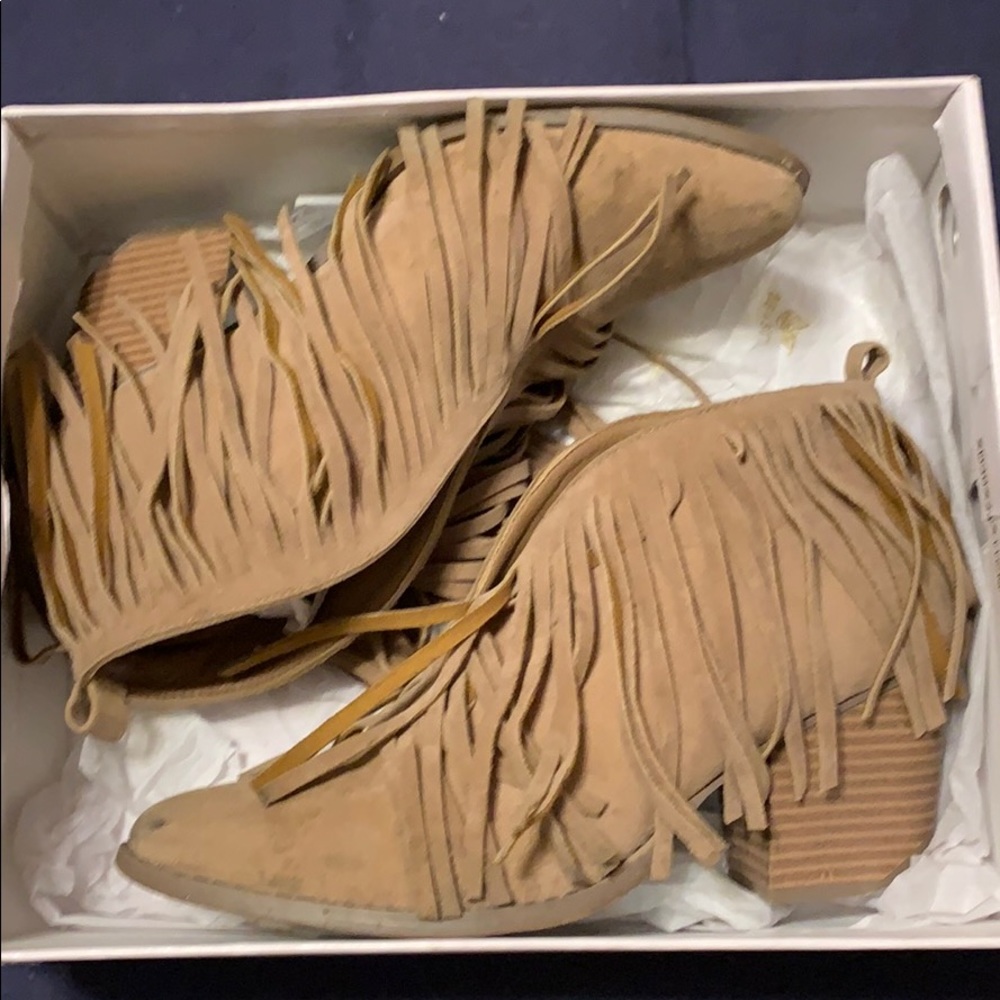 Fringe Booties - Picture 3 of 3